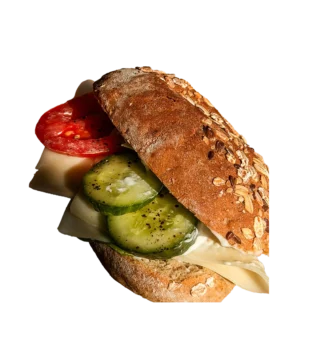 Kanapka z serem na bułce jogurt fit